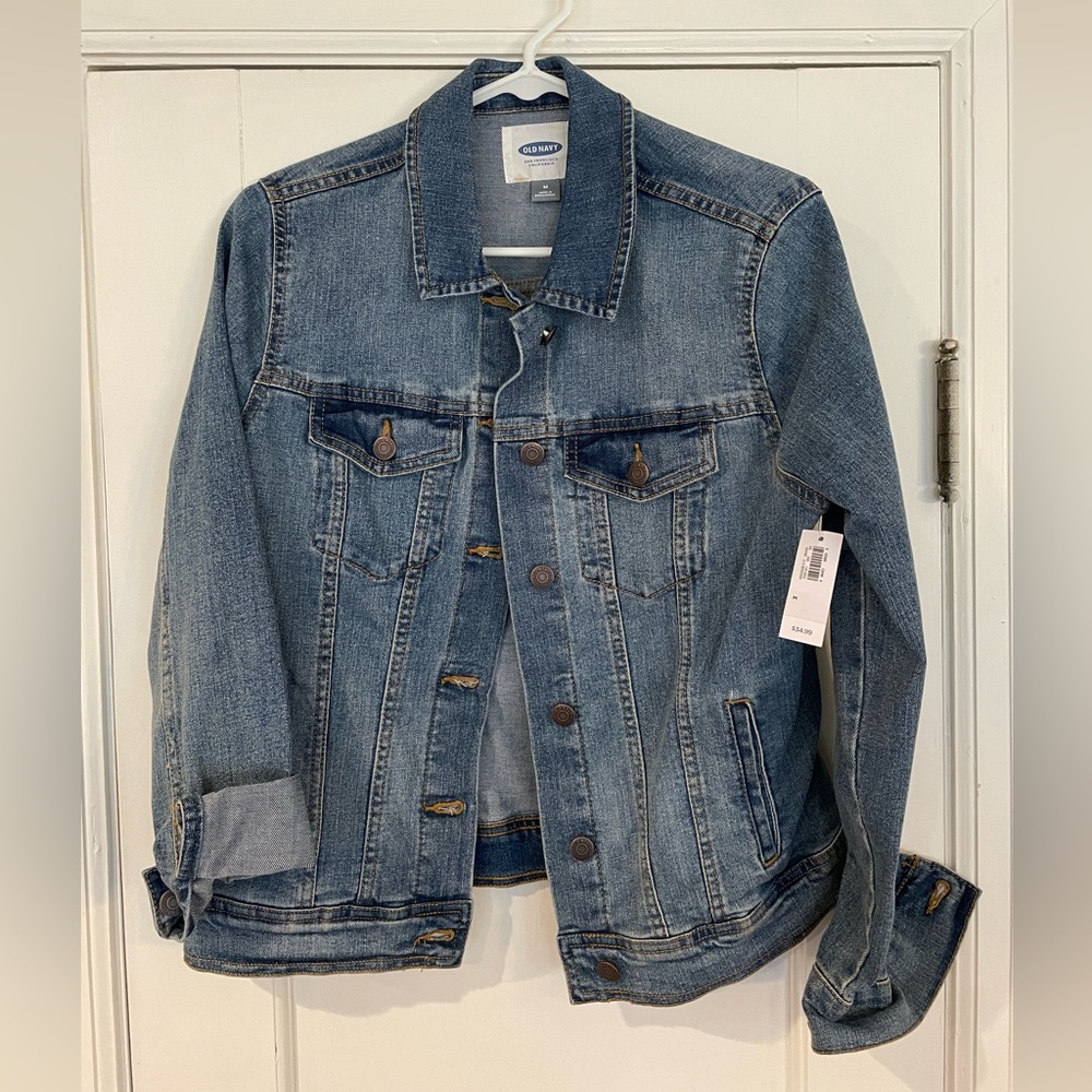 NWT Old Navy Women’s Denim Jacket Size M